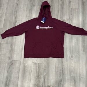 Champion Men's Burgundy Hoodie